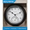 Acurite 8.5'' Dark Silver Gray Wall Clock/Thermometer 02413A3 - alternate 2