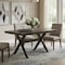 Homeroots 59" Gray Wood Trestle Base Dining Table 630373 - alternate 7