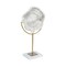 Homeroots 11" White And Gold Resin And Metal Coastal Tabletop Sculpture 392415 - alternate 6
