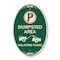 Signmission Dumpster Sign No Parking Dumpster Area Violat, 12 In X 18 In Architectural, Heavy Gauge Aluminum A-OV-G-1218-24120 - alternate 1