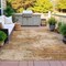 Homeroots 9' X 12' Copper And Ivory Abstract Washable Indoor Outdoor Area Rug 630625 - alternate 9
