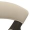 Leisuremod Wooden Dining Chair Modern style Nymia Collection Walnut Glazed Color in Light Taupe NCDW-22LTP - alternate 10