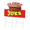 Signmission Sloppy Joes Die Cut Yard Sign & Stake outdoor plastic coroplast window, C-DC-2436-Sloppy Joes19 C-DC-2436-Sloppy Joes19 - alternate 1