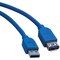 Eaton EATON USB 3.0 Superspeed Extension Cable A M/f, Blue, 16 Ft. 4.88 M U324-016 - alternate 1