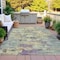 Homeroots 5' X 8' Sage Gray And Plum Abstract Washable Indoor Outdoor Area Rug 630904 - alternate 5
