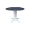 Whitewood Industries Extension Dining Tables, 45 in L, 38 in H, Parawood, 5 Piece K05-42DPT-23-C613-4 - alternate 4