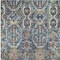 Homeroots 8' X 10' Denim Blue Beige And Brown Floral Washable Indoor Outdoor Area Rug 605852 - alternate 9