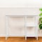 Homeroots 42" Clear and White Glass Writing Desk 402045 - alternate 8