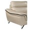 Homeroots 69in Beige And Silver Faux Leather Love Seat 329492 - alternate 8