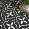 Homeroots 4' X 6' Black And Ivory Geometric Indoor Outdoor Area Rug 572555 - alternate 9