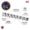 Performance Tool 8 pc. SAE Crowfoot Wrench Set, Heat Treated, Chrome Plated, Storage Rail W351 - alternate 3