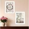 Homeroots Set Of Two Our Family Blossoms White Framed Print Wall Art, 2PK 408020 - alternate 4