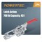Powertec Toggle Clamp, 700 lbs Cap., 431 Adjustable U Bolt Latch, Antislip Hand Grip, 2PK 20307-P2N - alternate 1