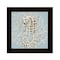 Homeroots Seahorse and Coral Black Framed Print Wall Art 416108 - alternate 1