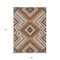 Homeroots 8' X 10' Copper Brown And Beige Tribal Washable Indoor Outdoor Area Rug 598109 - alternate 9