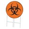 Signmission 16 in Height, 0.04 in Width, Corrugated Plastic, C-16-CIR-DS-WS-Biohazard, C-16-CIR-DS-WS-Biohazard C-16-CIR-DS-WS-Biohazard - alternate 3