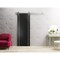 Sartodoors Sturdy Barn Door with Hardware, Planum 0410 Black Matte, 6.6FT Rail Hangers Heavy Set, Modern Solid PLANUM0410BD-S-BLK-24 - alternate 1