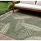 Homeroots 9' X 12' Ivory And Green Palm Leaf Indoor Outdoor Area Rug 551452 - alternate 8