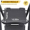 Wrightmaster 3.4 ft. Metal Folding Step Ladder, 8 ft. Reach, with Anti-slip Pedals 800 lbs. Load Capacity ZOR-WK21A-4-DF - alternate 8