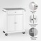 Crosley Compact Granite Top Kitchen Cart KF30023EWH - alternate 8