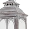 Homeroots Set of Three Clear And Gray Glass And Metal Tabletop Lantern Candle Holders, 3PK 719763 - alternate 6