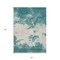 Homeroots 5' X 8' Teal Blue Ivory And Gray Abstract Washable Indoor Outdoor Area Rug 599521 - alternate 9