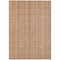 Homeroots 10' X 14' Rust Beige And Linen Striped Washable Indoor Outdoor Area Rug 616411 - alternate 9