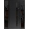 Vdomdoors Steel Door Dekton 0163 Ardesia Nero 96вЂќ/ 2 Side Exterior Windows Sidelites/ Entry Door Painted W1 DEKTON0163EXD-ARD-W12+36+12xH96-LH-I - alternate 1