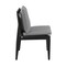 Armen Living Cayman Outdoor Patio Dining Chairs in Aluminum with Gray Cushions - Set of 2 LCCCSIBL - alternate 8