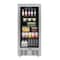 Koolmore 15 in. Small Stainless Steel, Glass-Door Built-In Refrigerator and Beverage Cooler, 3 cu. ft. KM-BIR3C-GD - alternate 1