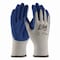 G-Tek GP Latex-Coated Cotton/Polyester Gloves, Large, Gray/Blue, Pair, 12PK 39-1310/L - alternate 4