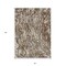 Homeroots 3' X 5' Brown Beige And Gray Abstract Washable Indoor Outdoor Area Rug 600276 - alternate 9