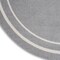 Homeroots 6' Gray And Ivory Round Indoor Outdoor Area Rug 545966 - alternate 9