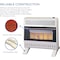 Procom Heating Liquid Propane Ventless Infrared Plaque Heater with Base Feet, 25,000 BTU, T-Stat Control ML250TPA-B - alternate 6