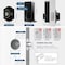 Wrightmaster 3 in 1 Aluminum Smart Lock Deadbolt with App Biometric Door Knob, Keyless Entry Door Lock, in Black ZR-B2 - alternate 6