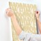 A-Street Prints Bancroft Gold Artistic Stripe Wallpaper 4122-27021 - alternate 5