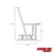 Extreme Max 3006.6641 Universal Aluminum Dock and Patio Bench 3006.6641 - alternate 9