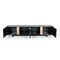 Homeroots 87in Ebony Enclosed Storage TV Stand 473292 - alternate 6