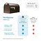 Architectural Mailboxes Northpointe Venetian Bronze, Large, Steel, Post Mount Mailbox NM160VAM - alternate 9