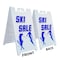Signmission Ski Sale, A-Frame & 2 Decals Installed, Heavy-Duty Plastic Frame SBHD-D-2436-Ski Sale - alternate 5