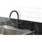 Kingston Brass Single-Handle Kitchen Faucet, Matte Black KSD2430RNK - alternate 5