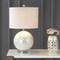 Jonathan Y Zuri 23.5" Coastal Contemporary Capiz Seashell Sphere LED Table Lamp, Pearl/White JYL1055A - alternate 11