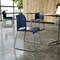 Flash Furniture HERCULES Kenai Navy Office Reception Stack Chair with Contoured Backrest and Gray Sled Base RUT-239AN-NV-GG - alternate 10