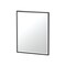 Gatco Flush Mount EZ Hanging 25" Framed Rectangular Mirror, Matte Black 1823MX - alternate 1