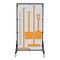5S Supplies Housekeeping Shadow Board Broom Station V10, Gray / Orange, Broom + Stand HSB-V10-GRAY/ORANGE-BO-STAND - alternate 1