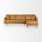 Homeroots 111" Tan Leather Modular Sofa With Toss Pillows 722865 - alternate 10