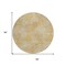 Homeroots 8' Gold Beige And Wheat Round Polka Dot Washable Indoor Outdoor Area Rug 614673 - alternate 8