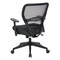 Space Seating 55 Series  Silver Ion Technology Task Chair, Linen Black 5500-F23 - alternate 10