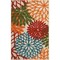 Homeroots 3' X 4' Green Orange And Red Floral Indoor Outdoor Area Rug 546642 - alternate 8