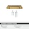 Amerock Haven 3 inch or 3-3/4 inch (76mm or 96mm) Center-to-Center Champagne Bronze Cabinet Cup Pull, 10PK 10VMP37180CZ - alternate 4